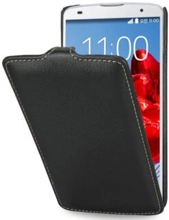 StilGut - UltraSlim Case Für LG G Pro 2 Aus Leder -Outlet STILGUT Store tasche case lg g pro 2 schw 01 1