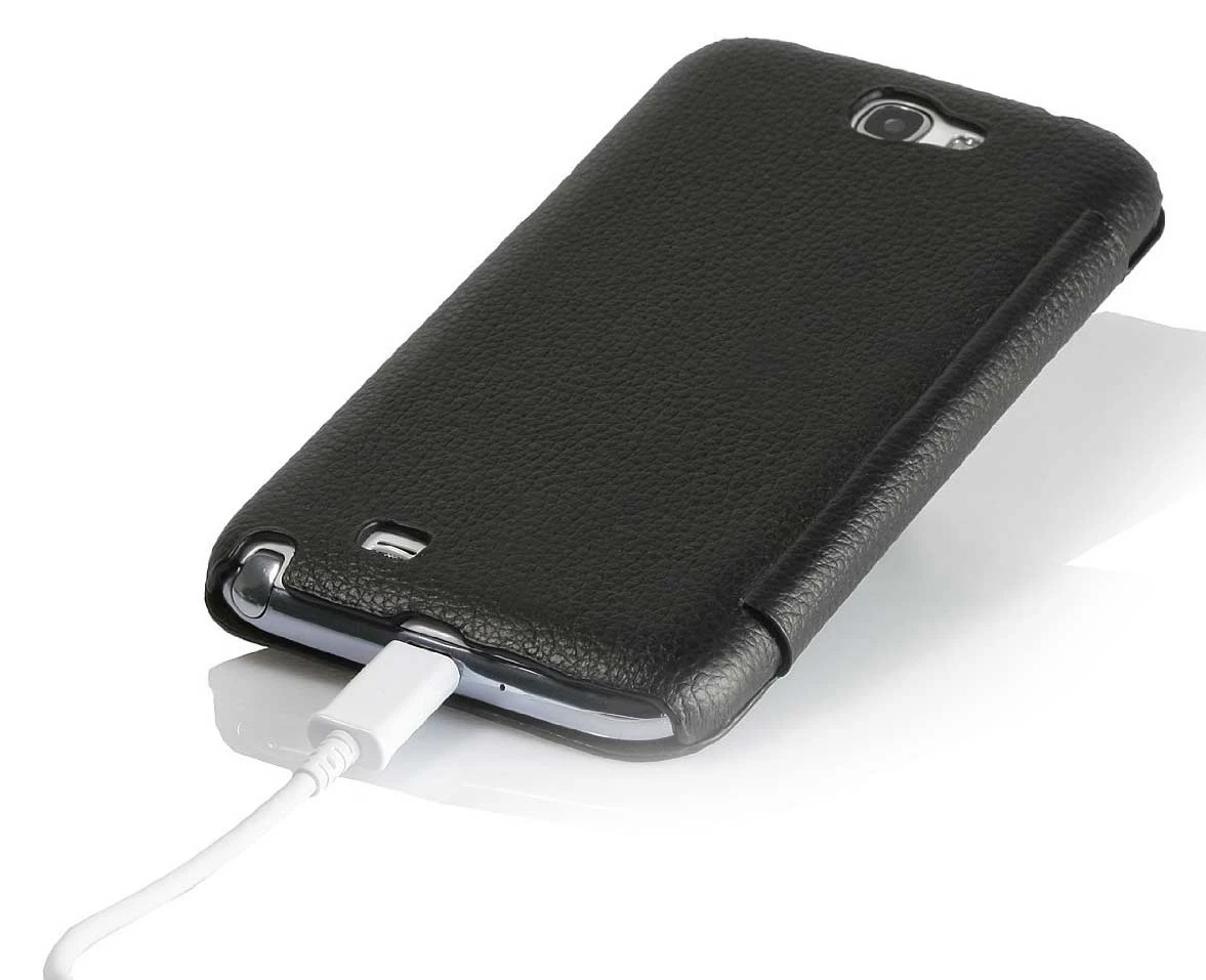 StilGut - Ledertasche "Book Type" Für Galaxy Note 2 N7100 6 StilGut - Ledertasche "Book Type" Für Galaxy Note 2 N7100 – Bild 6