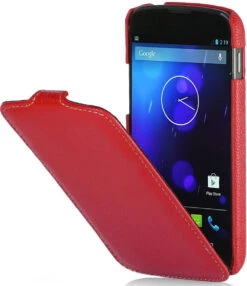 StilGut - UltraSlim Case Für Google Nexus 4 / LG E960 -Outlet STILGUT Store tasche google nexus 4 us rot 01