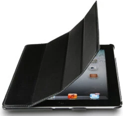StilGut - Couverture Case Aus Leder Für IPad 2 -Outlet STILGUT Store tasche ipad 2 couv schw nappa 01 1