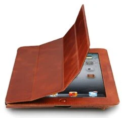 StilGut - Couverture Case V2 Aus Leder Für IPad 3 & IPad 4 -Outlet STILGUT Store tasche ipad 3 4 cognac v2 105733147416bb6