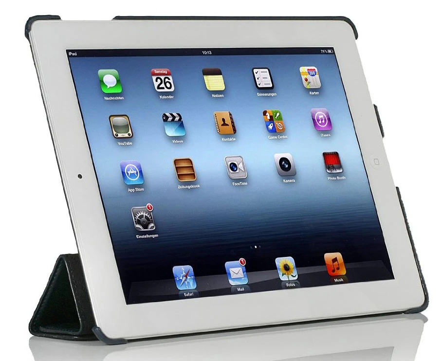 StilGut - Couverture Case Aus Leder Für IPad 3 & IPad 4 2 StilGut - Couverture Case Aus Leder Für IPad 3 & IPad 4 – Bild 2