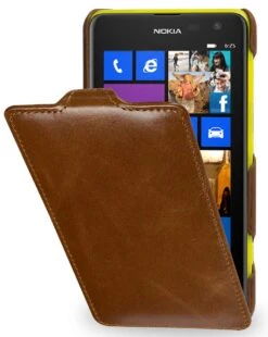 StilGut - UltraSlim Case Für Nokia Lumia 625 Aus Leder -Outlet STILGUT Store tasche nokia lumia 625 cog 01