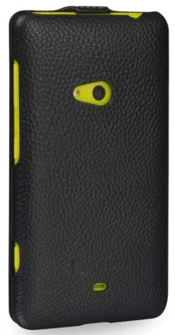 StilGut - UltraSlim Case Für Nokia Lumia 625 Aus Leder -Outlet STILGUT Store tasche nokia lumia 625 schw 04