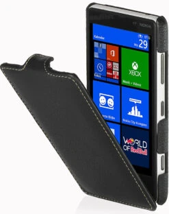StilGut - UltraSlim Case Für Nokia Lumia 820 Aus Leder -Outlet STILGUT Store tasche nokia lumia 820 us schw 01 1
