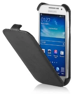 StilGut - Slim Case Für Samsung Galaxy S4 Mini I9195 -Outlet STILGUT Store tasche s4 sc mini schw 01 1