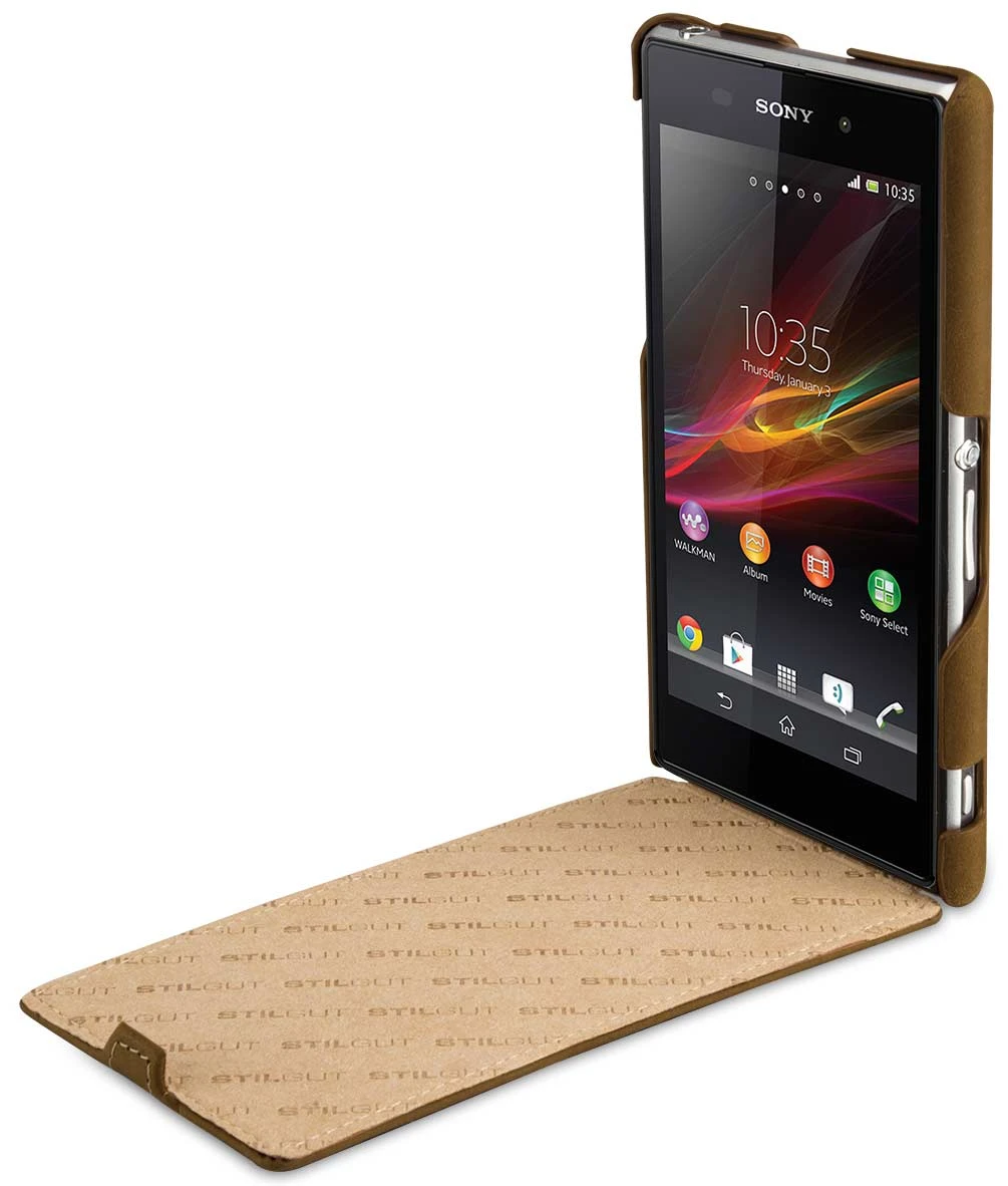 StilGut - UltraSlim Case Für Sony Xperia Z1 Old Style 2 StilGut - UltraSlim Case Für Sony Xperia Z1 Old Style – Bild 2