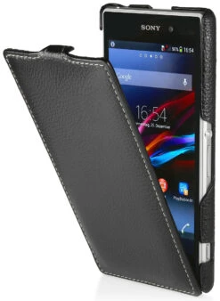 StilGut - UltraSlim Case Für Sony Xperia Z1 -Outlet STILGUT Store tasche sony xperia z1 us schw 01 1