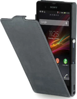 StilGut - UltraSlim Case Für Sony Xperia Z Old Style 24 StilGut - UltraSlim Case Für Sony Xperia Z Old Style -Outlet STILGUT Store tasche xperia z os schw 01