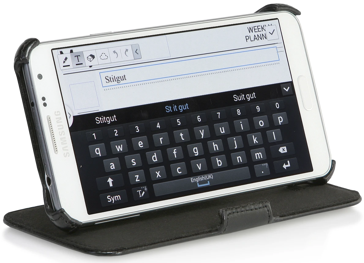 StilGut - Samsung Galaxy Note 5 Hülle "UltraSlim" V2 Mit Standfunktion 1 StilGut - Samsung Galaxy Note 5 Hülle "UltraSlim" V2 Mit Standfunktion