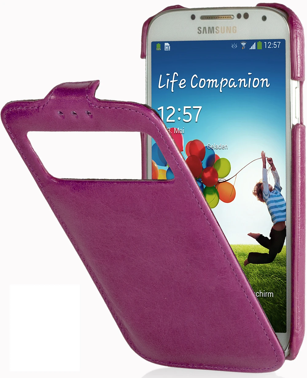 StilGut - Ledertasche Mit Sichtfenster Für Galaxy S4 I9500 & 9505 14 StilGut - Ledertasche Mit Sichtfenster Für Galaxy S4 I9500 & 9505 – Bild 14