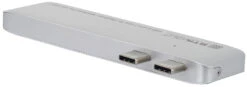 StilGut - USB-C Hub Mit Ladefunktion (MacBook Pro Version) -Outlet STILGUT Store usb c hub mit ladefunktion macbook pro silber 08