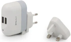StilGut - Reiseadapter (USB Ladegerät), USA/EU -Outlet STILGUT Store usb reiseadapter USA EU weiss 04