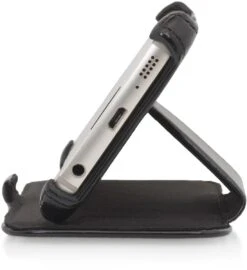 StilGut - Handyhülle Für Galaxy S6 Edge "UltraSlim" Mit Standfunktion -Outlet STILGUT Store v2 schwarz 04