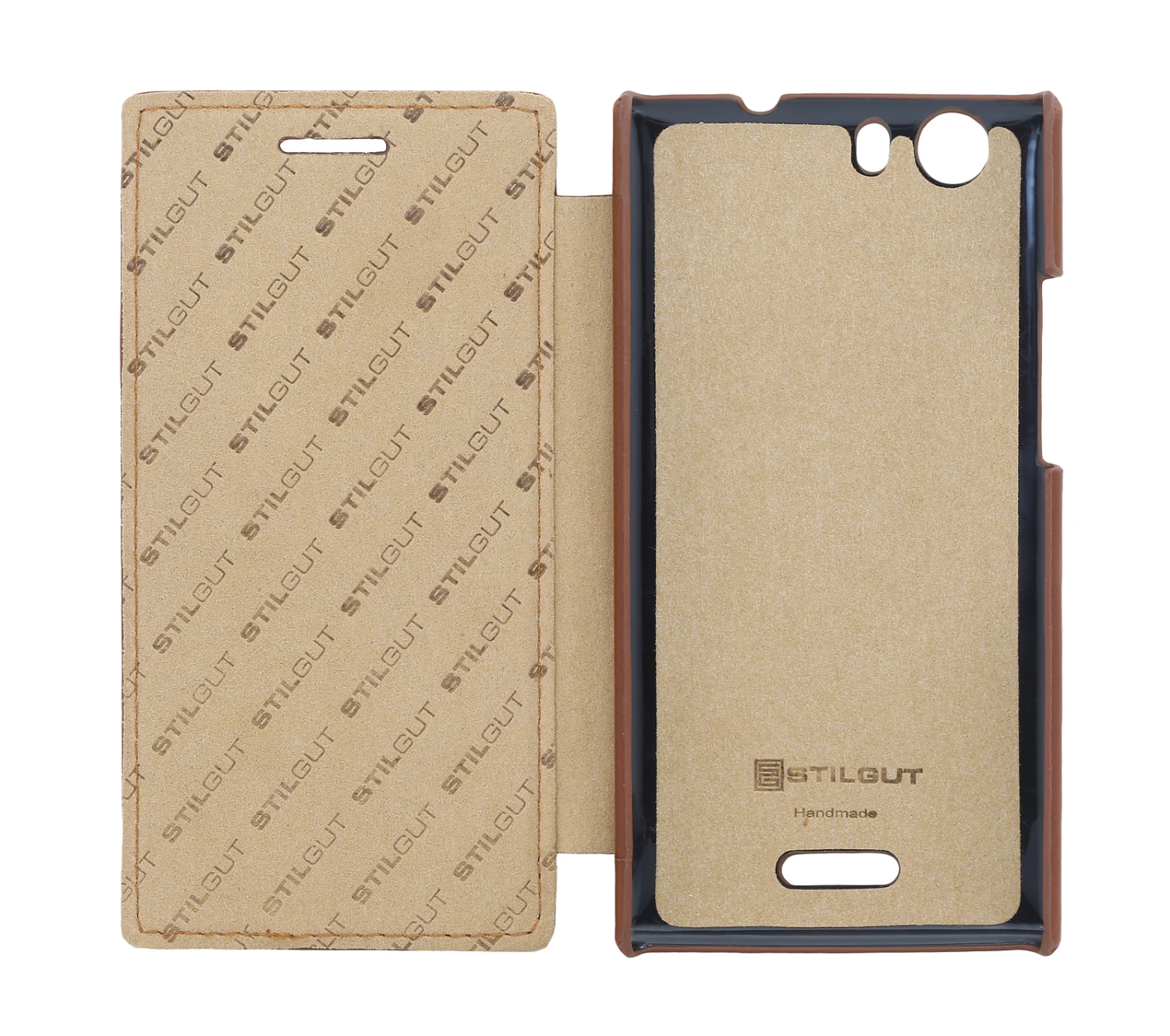 StilGut - Handyhülle Für Wiko Ridge 4G "Book Type" Ohne Clip 10 StilGut - Handyhülle Für Wiko Ridge 4G "Book Type" Ohne Clip – Bild 10