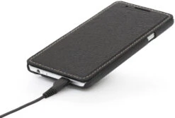 StilGut - Handyhülle Für Wiko Highway Pure "Book Type" Ohne Clip -Outlet STILGUT Store wiko highway pure case bt oc schw 03