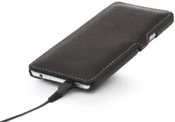 StilGut - Handyhülle Für Wiko Highway Pure "Book Type" Mit Clip -Outlet STILGUT Store wiko highway pure cover bt mc schw 03