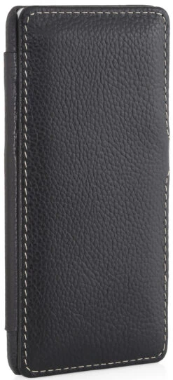 StilGut - Handyhülle Für Wiko Highway Pure "Book Type" Mit Clip -Outlet STILGUT Store wiko highway pure cover bt mc schw 05