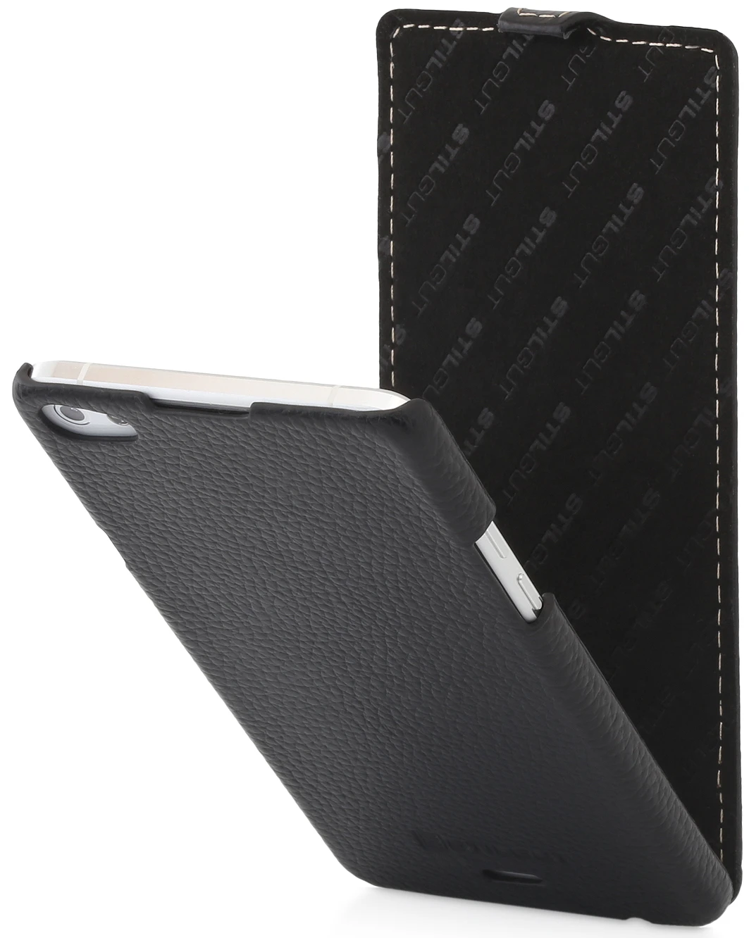 StilGut - Handyhülle Für Wiko Highway Pure "UltraSlim" Aus Leder 9 StilGut - Handyhülle Für Wiko Highway Pure "UltraSlim" Aus Leder – Bild 9