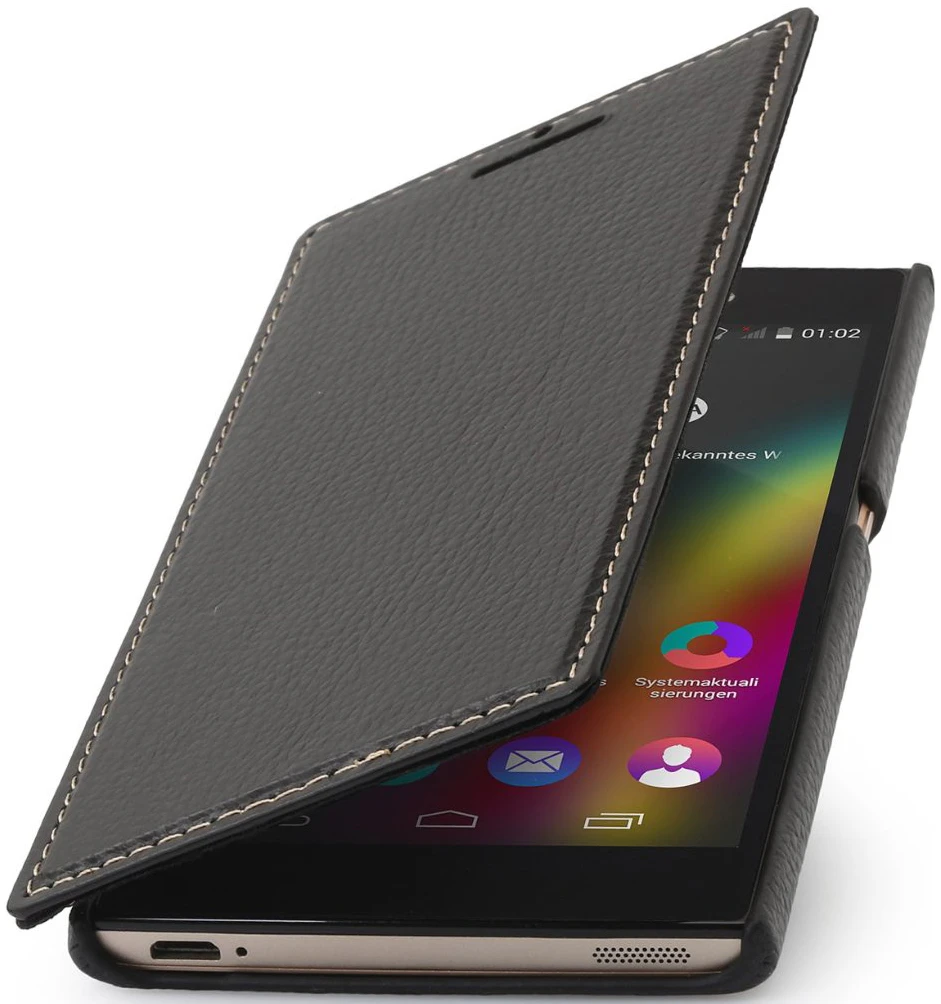 StilGut - Handyhülle Für Wiko Highway Star "Book Type" Ohne Clip 1 StilGut - Handyhülle Für Wiko Highway Star "Book Type" Ohne Clip