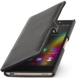 StilGut - Handyhülle Für Wiko Highway Star "Book Type" Mit Clip