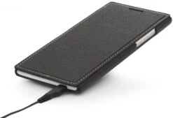 StilGut - Handyhülle Für Wiko Ridge Fab 4G "Book Type" Ohne Clip -Outlet STILGUT Store wiko ridge fab 4g cover bt oc schw 03