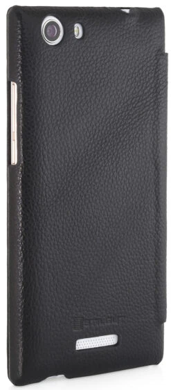 StilGut - Handyhülle Für Wiko Ridge Fab 4G "Book Type" Ohne Clip -Outlet STILGUT Store wiko ridge fab 4g cover bt oc schw 06