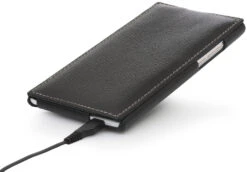 StilGut - Handyhülle Für Wiko Ridge Fab 4G "UltraSlim" Aus Leder -Outlet STILGUT Store wiko ridge fab 4g huelle us schw 03