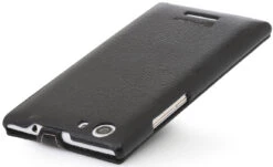 StilGut - Handyhülle Für Wiko Ridge Fab 4G "UltraSlim" Aus Leder -Outlet STILGUT Store wiko ridge fab 4g huelle us schw 07