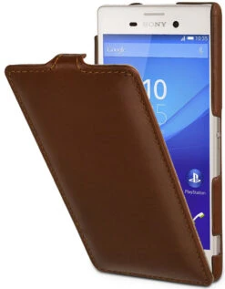 StilGut - Handyhülle Für Xperia M4 Aqua "UltraSlim" Aus Leder -Outlet STILGUT Store xperia m4 aqua huelle us cog 01