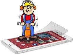 StilGut - Displayschutzfolie "Panzerglas" Für Sony Xperia Z3 2er Pack 10 StilGut - Displayschutzfolie "Panzerglas" Für Sony Xperia Z3 2er Pack -Outlet STILGUT Store xperia z3 panzerglasfolie 04