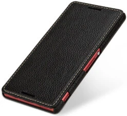 StilGut - Handyhülle Für Xperia M4 Aqua "Book Type" Ohne Clip 9 StilGut - Handyhülle Für Xperia M4 Aqua "Book Type" Ohne Clip -Outlet STILGUT Store xperia m4 aqua tasche bt oc schw 03