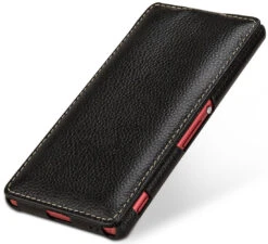 StilGut - Handyhülle Für Xperia M4 Aqua "UltraSlim" Aus Leder -Outlet STILGUT Store xperia m4 aqua tasche us schw 03