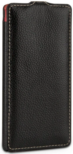 StilGut - Handyhülle Für Xperia M4 Aqua "UltraSlim" Aus Leder -Outlet STILGUT Store xperia m4 aqua tasche us schw 04