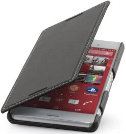 StilGut - Handyhülle Für Sony Xperia Z3 "Book Type" Ohne Clip -Outlet STILGUT Store xperia z3 tasche bt oc schwn 01 1