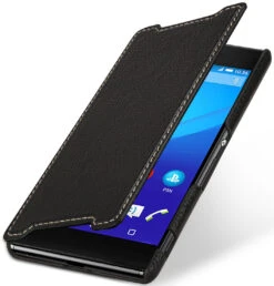 StilGut - Handyhülle Für Xperia Z3+ "Book Type" Ohne Clip -Outlet STILGUT Store xperia z3plus tasche bt oc schw 01 1