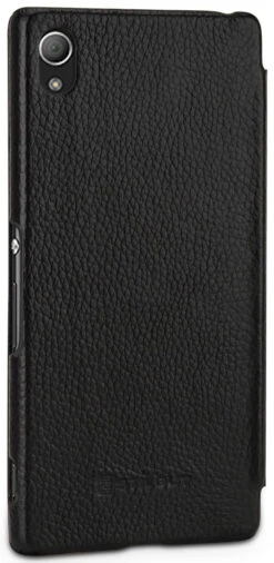 StilGut - Handyhülle Für Xperia Z3+ "Book Type" Ohne Clip -Outlet STILGUT Store xperia z3plus tasche bt oc schw 05