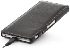 StilGut - Handyhülle Für Xperia Z3+ "Book Type" Mit Clip 14 StilGut - Handyhülle Für Xperia Z3+ "Book Type" Mit Clip -Outlet STILGUT Store xperia z4 case bt mc schw 04