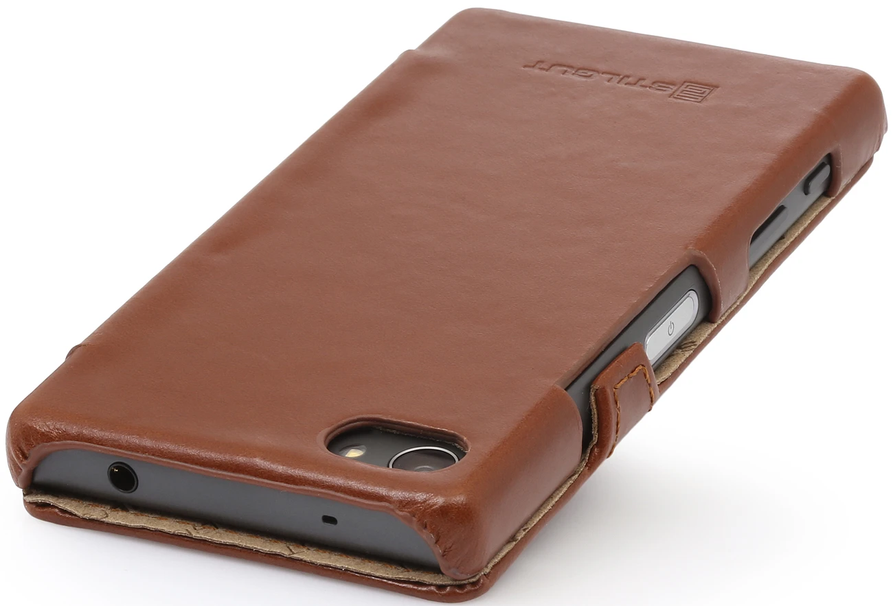 StilGut - Xperia Z5 Compact Tasche Book Type Aus Leder Mit Clip 7 StilGut - Xperia Z5 Compact Tasche Book Type Aus Leder Mit Clip – Bild 7