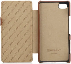 StilGut - Xperia Z5 Compact Tasche Book Type Aus Leder Mit Clip 23 StilGut - Xperia Z5 Compact Tasche Book Type Aus Leder Mit Clip -Outlet STILGUT Store xperia z5 compact huelle nt mc cog 10