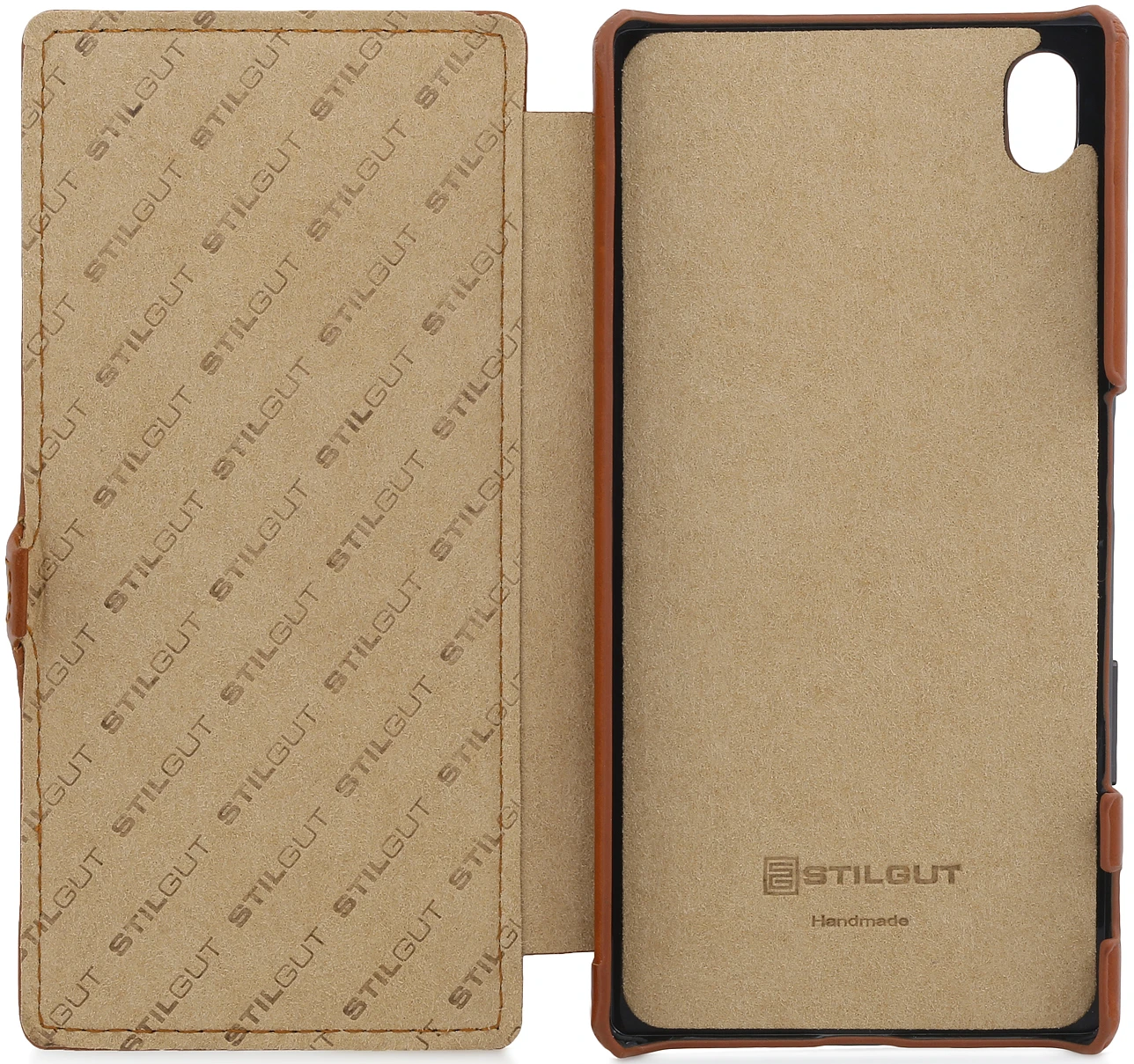 StilGut - Xperia Z5 Tasche Book Type Aus Leder Mit Clip 7 StilGut - Xperia Z5 Tasche Book Type Aus Leder Mit Clip – Bild 7