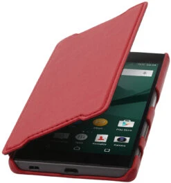 StilGut - Xperia Z5 Tasche Book Type Aus Leder Ohne Clip -Outlet STILGUT Store xperia z5 huelle bt oc rn 01