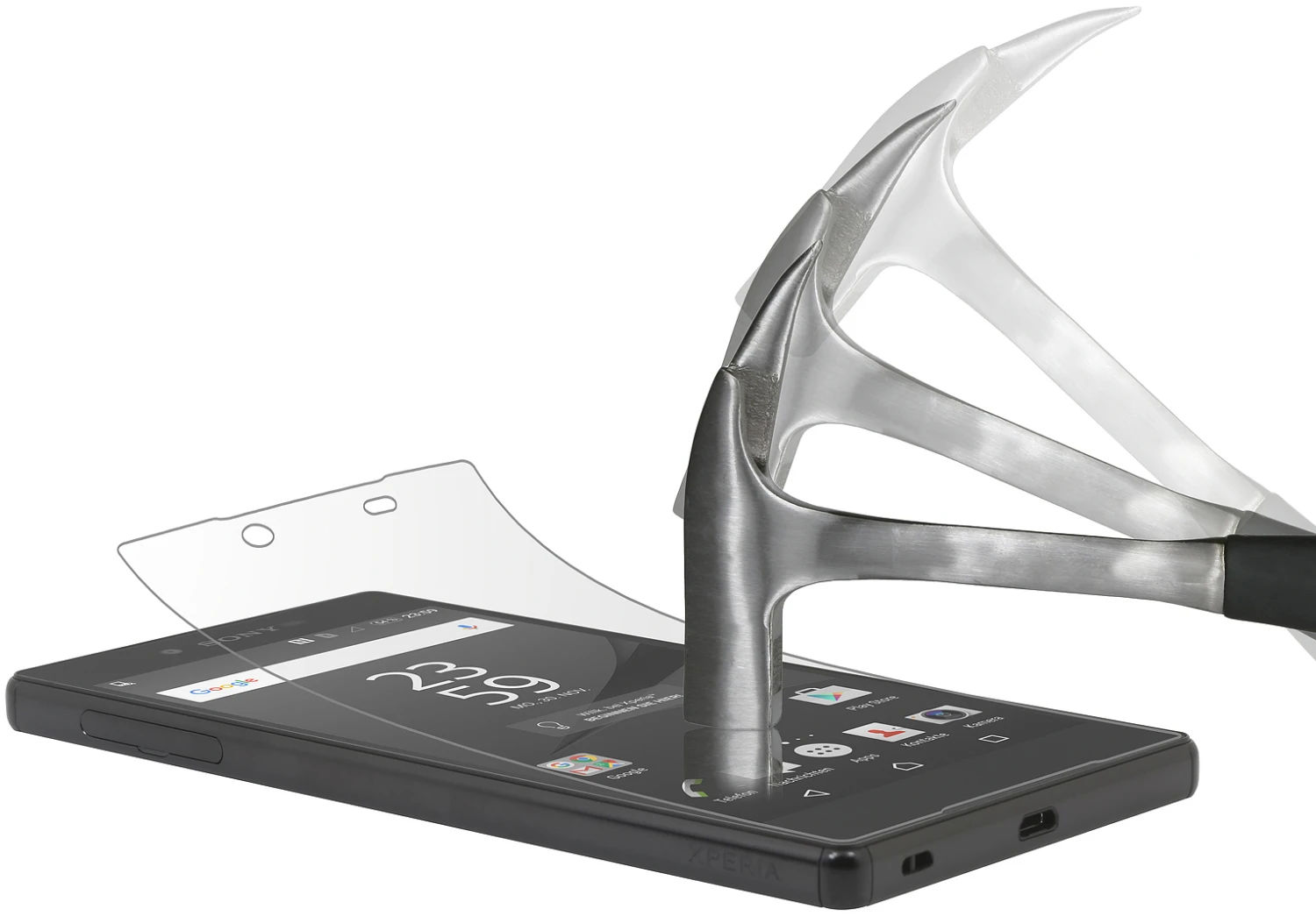 StilGut - Panzerglas Sony Xperia Z5 Premium (2er-Pack) 4 StilGut - Panzerglas Sony Xperia Z5 Premium (2er-Pack) – Bild 4