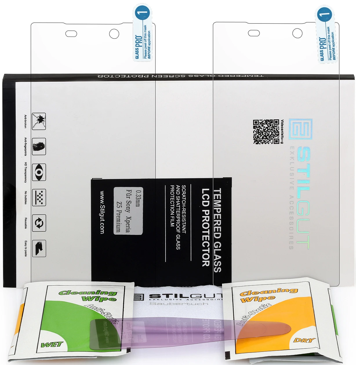 StilGut - Panzerglas Sony Xperia Z5 Premium (2er-Pack) 6 StilGut - Panzerglas Sony Xperia Z5 Premium (2er-Pack) – Bild 6