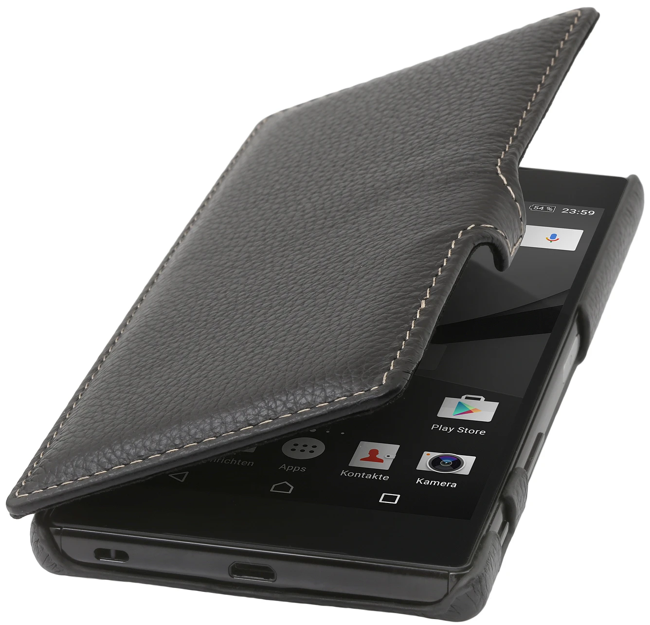 StilGut - Sony Xperia Z5 Premium Tasche Book Type Aus Leder Mit Clip 7 StilGut - Sony Xperia Z5 Premium Tasche Book Type Aus Leder Mit Clip – Bild 7