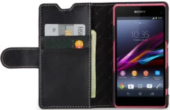 StilGut - Ledertasche "Talis" Für Sony Xperia Z1 Compact -Outlet STILGUT Store z1 compact tasche ta schwn 01