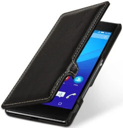 StilGut - Handyhülle Für Xperia Z3+ "Book Type" Mit Clip 22 StilGut - Handyhülle Für Xperia Z3+ "Book Type" Mit Clip -Outlet STILGUT Store z3plus case bt mc schw 01 1
