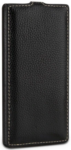 StilGut - Handyhülle Für Xperia Z3+ "UltraSlim " Aus Leder -Outlet STILGUT Store z3plus cover us schw 04